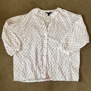 Detailed White Blouse